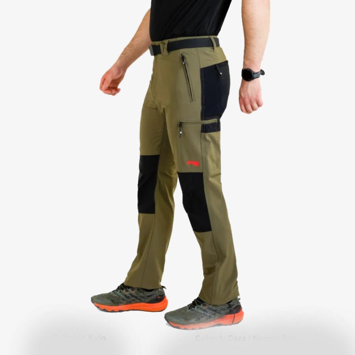 Pantaloni Drumetie Barbati Sphere Pro Kylo Caza Negro Rojo [2]