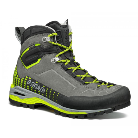 Camping & Drumetie - Bocanci Hiking Barbati Asolo Freney Evo Mid LTH GV Graphite/Green Lime