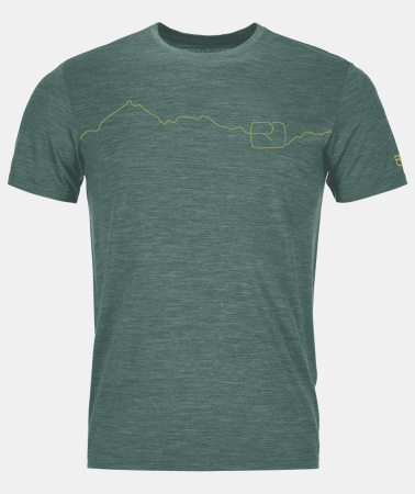 Ortovox - Ortovox 150 Cool Mountain Dark Pacific Tricou Merino Multisport Barbati