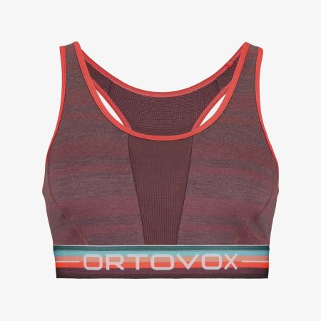 Lenjerie - Ortovox 185 Rock'N'Wool Mountain Rose Bustiera Sport Femei