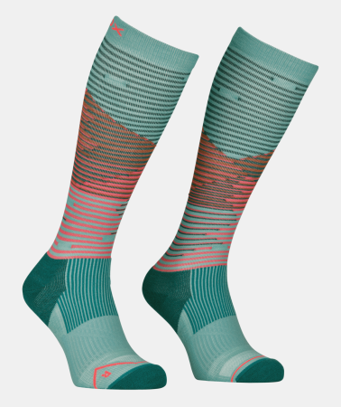 Sosete - Ortovox All Mountain Long Ice Waterfall Sosete Merino Multisport Femei