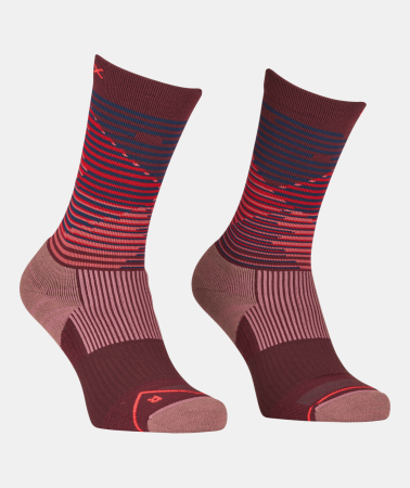 Sosete - Ortovox All Mountain Mid Winetasting Sosete Merino Multisport Femei