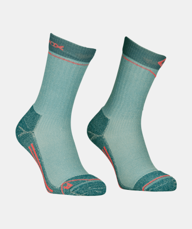 Sosete - Ortovox Hike Classic Mid Ice Waterfall Sosete Merino Drumetie Femei