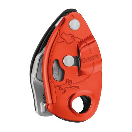 Petzl - Petzl Grigri Red Orange Coborator Alpinism