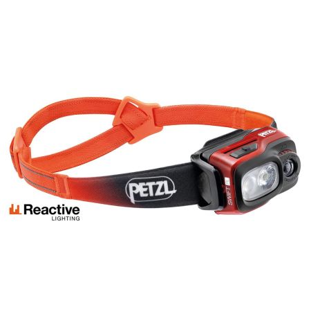 Lumini alergare - Petzl Swift RL Orange Lanterna Frontala