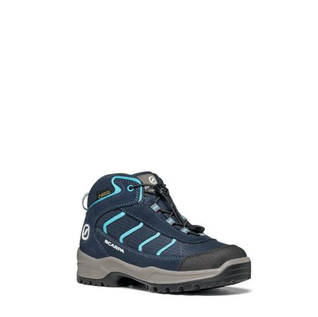 Copii - Scarpa Mistral Kid Gore-Tex Navy Turquoise Ghete Drumetie Copii