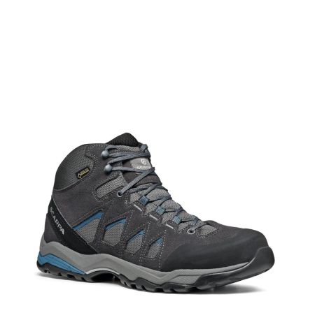 Ghete drumetie - Scarpa Moraine Mid Gore-Tex Gray Storm Gray Lake Blue Ghete Drumetie Barbati