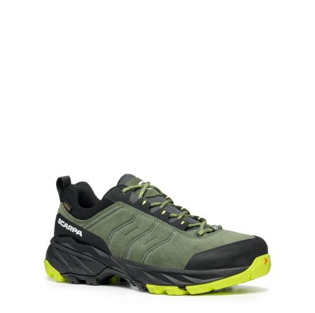 Pantofi femei - Scarpa Rush Trail Gore-Tex Wmn Birch Sunny Lime Pantofi Drumetie Femei