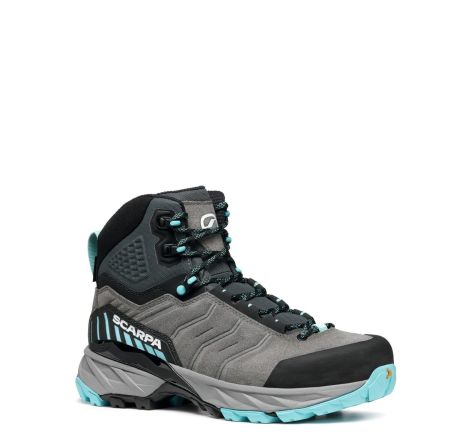 Ghete femei - Scarpa Rush Trk Gore-Tex Wmn Midgray Aqua Bocanci Drumetie Femei
