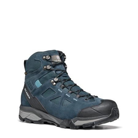 Ghete drumetie - Scarpa ZG Lite Gore-Tex Wide Oktane Lake Blue Bocanci Drumetie Barbati