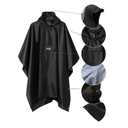Sphere Pro - Pelerina Ploaie Sphere Pro Storm Black