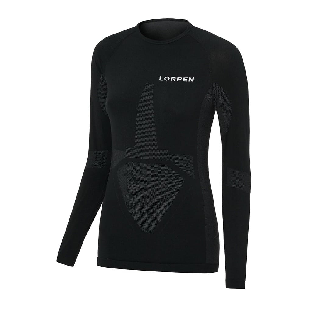 Lorpen Munia Bluza Corp Femei Negru, M