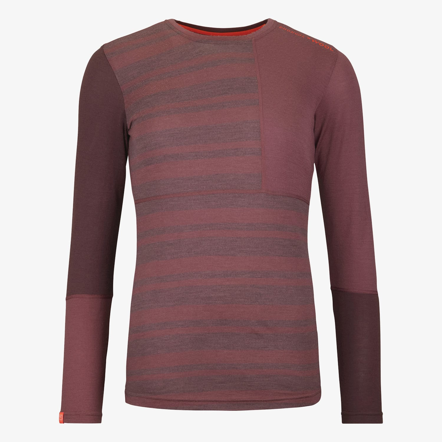 Ortovox 185 Rock N Wool Bluza Corp Femei Grena, XL