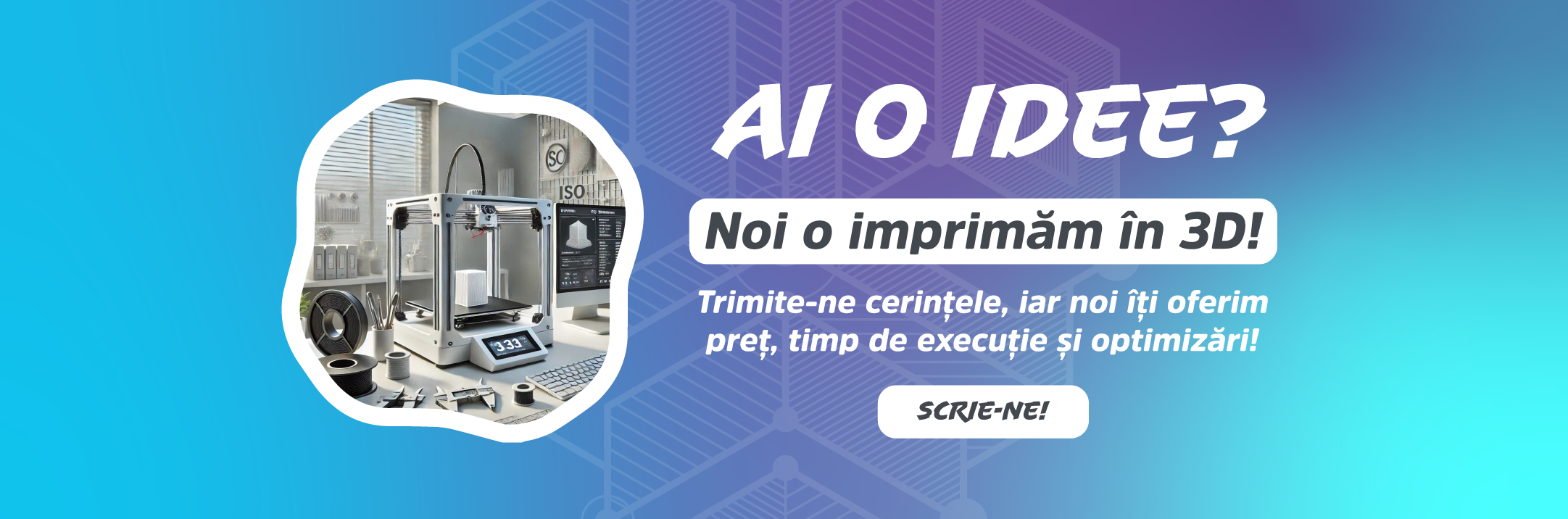 Trimite-ne design-ul tău și noi te vom ajuta să îl creezi.