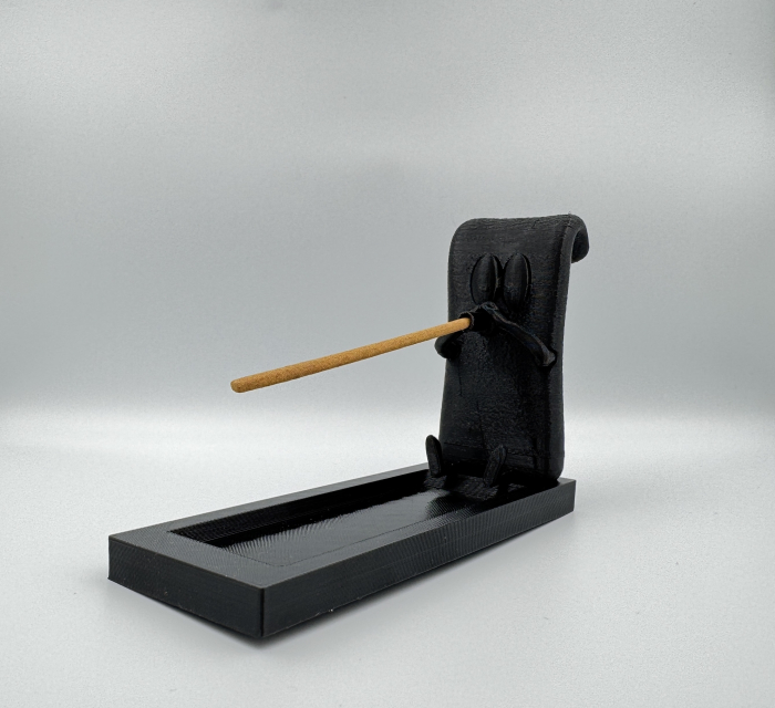 Suport bețişor parfumat în formǎ de pergament animat, 140x50x95 mm [5]