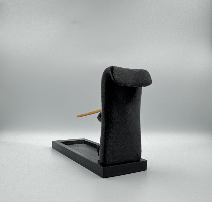 Suport bețişor parfumat în formǎ de pergament animat, 140x50x95 mm [3]