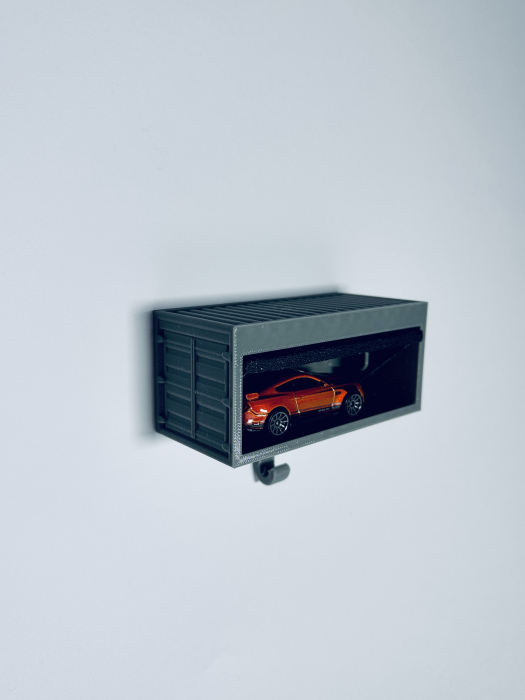 Suport de chei auto cu mecanism tip garaj, model 1 [2]