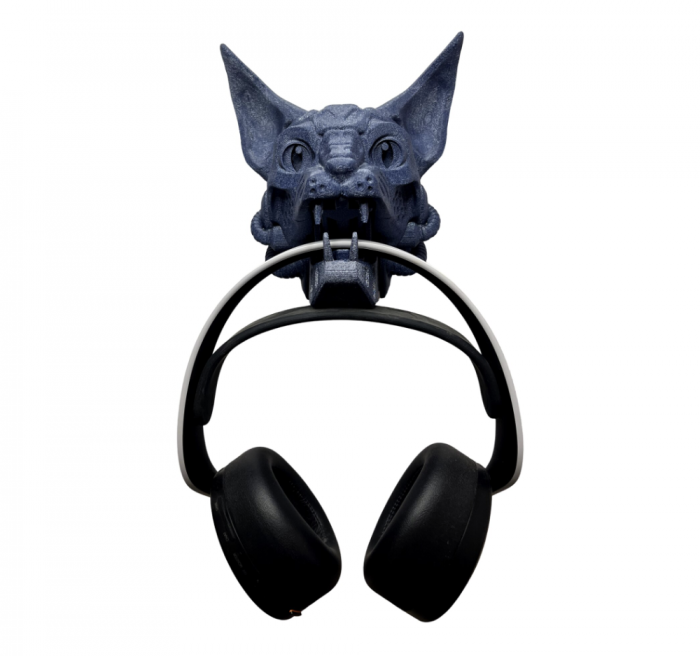 Suport universal pentru casti 'Cyber Cat', prindere perete, 15 cm x 18cm [2]