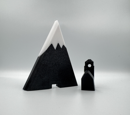 Suport baie pentru prosoape in formǎ de munte,  90x30x100mm [1]