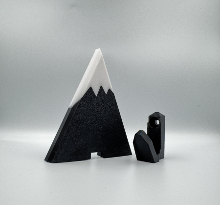 Suport perete - Suport baie pentru prosoape in formǎ de munte,  90x30x100mm