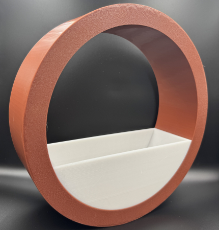 Suport pentru flori in formǎ rotundǎ de pus pe perete, 240x240mm [1]