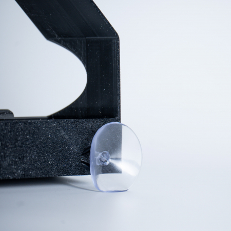 Hranitor pasari care se lipeste de geam, negru 150 x 160 [3]