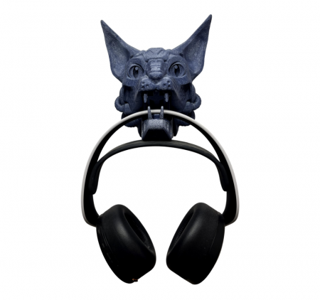 Suport universal pentru casti 'Cyber Cat', prindere perete, 15 cm x 18cm [1]