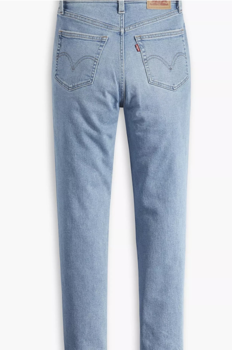 Blugi Levi's High-Waisted Mom Jeans, Albastru Deschis [2]