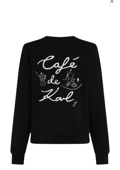 Bluză Karl Lagerfeld x Jorge Parra, Negru [2]