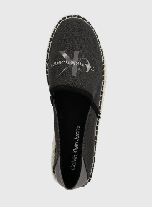Espadrile Damă Calvin Klein Jeans Espadrille ML BTW – Gri Grafit [4]