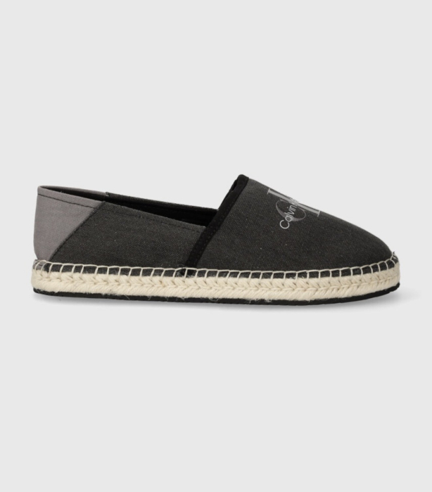 Espadrile Damă Calvin Klein Jeans Espadrille ML BTW – Gri Grafit [2]