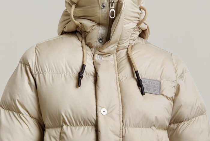 Geacă damă G-Star matlasată cu glugă – bej [3]