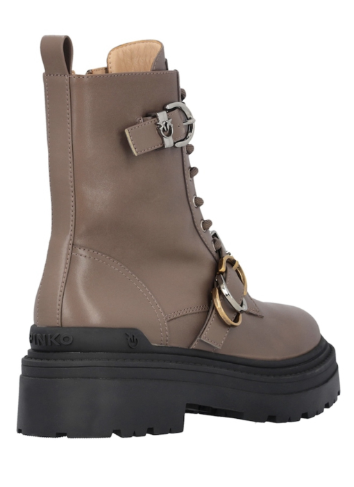 Ghete Pinko Mia 19 din Piele Naturală cu Catarame [3]