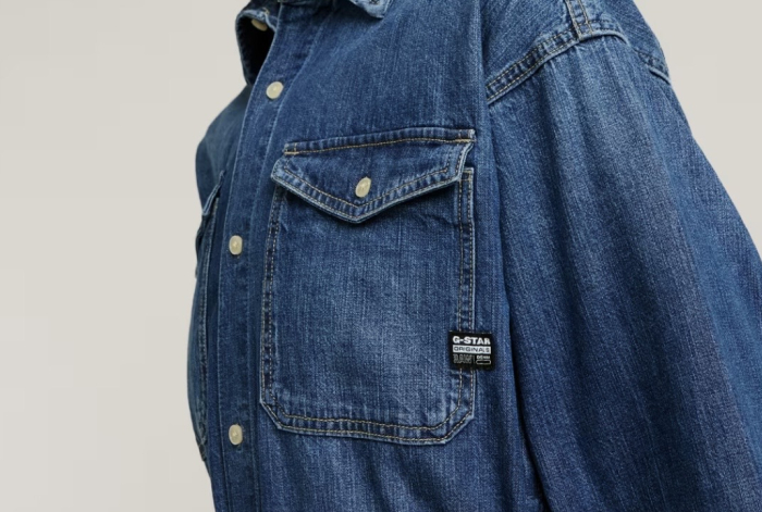 Rochie din Denim G-Star Raw Relaxed Drawcord [3]