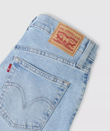 Blugi Levi's High-Waisted Mom Jeans, Albastru Deschis [2]