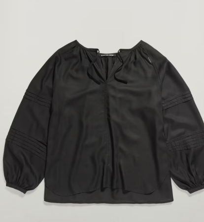 Bluze & Tricouri - Bluză Damă G-Star RAW Scoop Top Loose Fit, Neagră