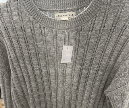 Bluză Scurtă Aéropostale: Tricot Reiat și Stil Modern [1]