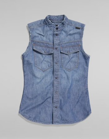 Sacouri & Veste - Cămașă din Denim fără Mâneci G-Star RAW Slim Fit