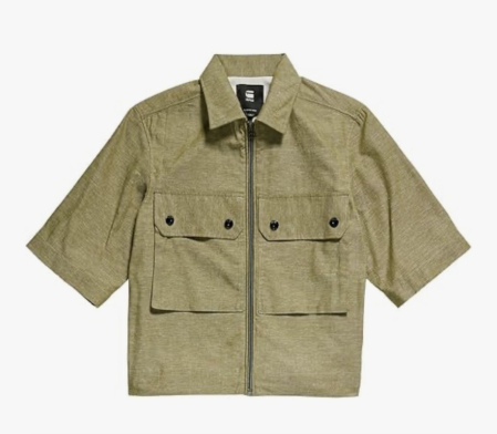 Bluze & Tricouri - Cămașă Scurtă G-Star RAW 2 Pocket Cropped Shirt