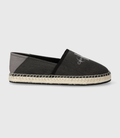 Espadrile Damă Calvin Klein Jeans Espadrille ML BTW – Gri Grafit [1]