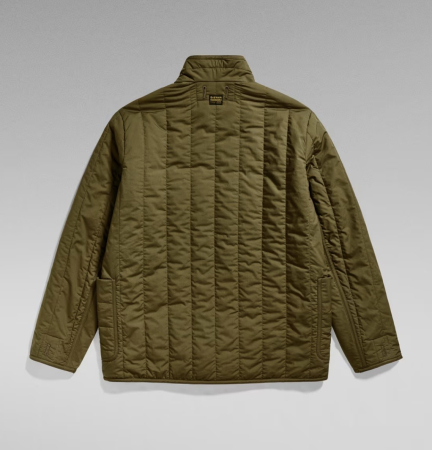 Geacă matlasată Liner Overshirt G-Star – verde olive [1]