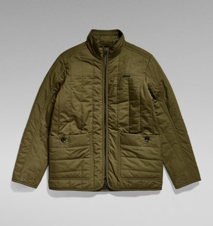 Geci primavara/toamna - Geacă matlasată Liner Overshirt G-Star – verde olive