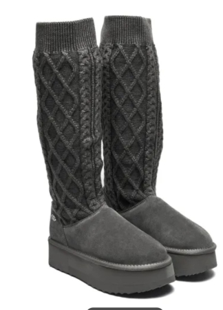 Ghete Liu Jo Jane 07 Wool Cow Suede [1]