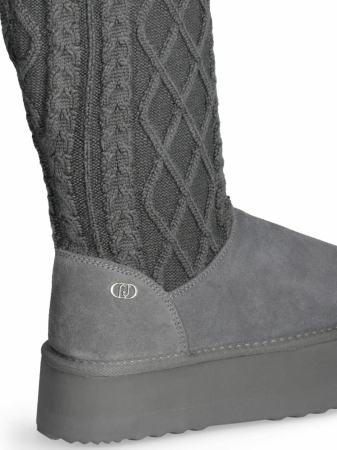 Ghete Liu Jo Jane 07 Wool Cow Suede [2]