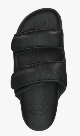 Papuci Premium din Piele Naturală GANT Mardale – Model Negru cu Barete Reglabile [2]
