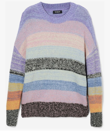 Pulovere & Cardigane - Pulover Damă Desigual Moncton: Explozie de Culoare și Confort