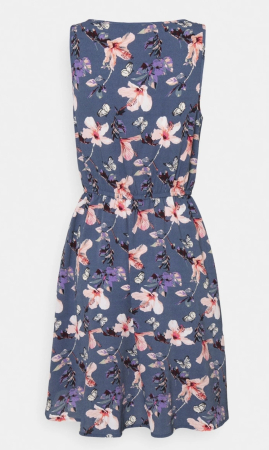 Rochie Casual de Vară din Viscoză cu Imprimeu Floral și Fluturi ONLY [1]