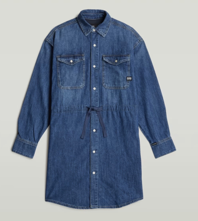 Rochii - Rochie din Denim G-Star Raw Relaxed Drawcord