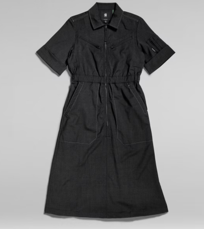 Rochii - Rochie G-Star RAW Flightsuit Holiday – Dark Black