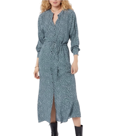 Rochii - Rochie Tip Cămașă Midi Albastră Etam – Siluetă Fluidă și Stil Rafinat